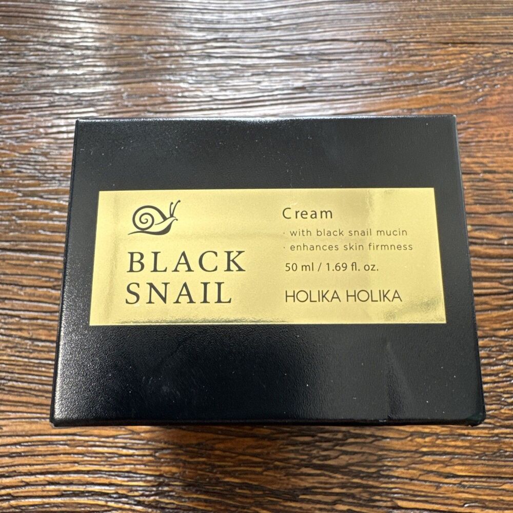 Holika Holika Black Snail Cream Black Snail Mucin Firming Moisturizer 1.69 fl oz
